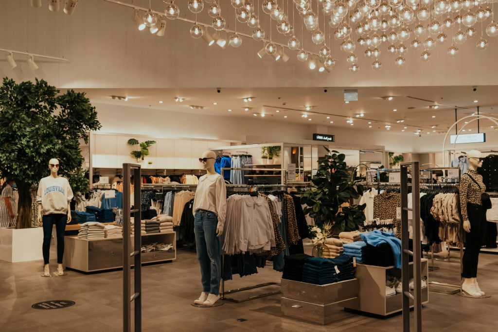 Completed retail build-out by Vision Associates in the Los Angeles area